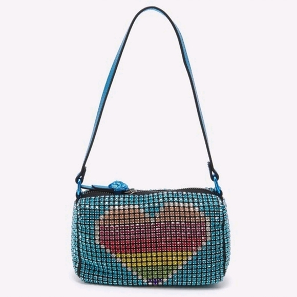 Handbags - Kurt Geiger Crystal Heart Bag Nwot Rare